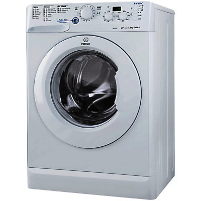 Indesit XWD71452W Freestanding Washing Machine, 7kg Load, A++ Energy Rating, 1400rpm Spin, White